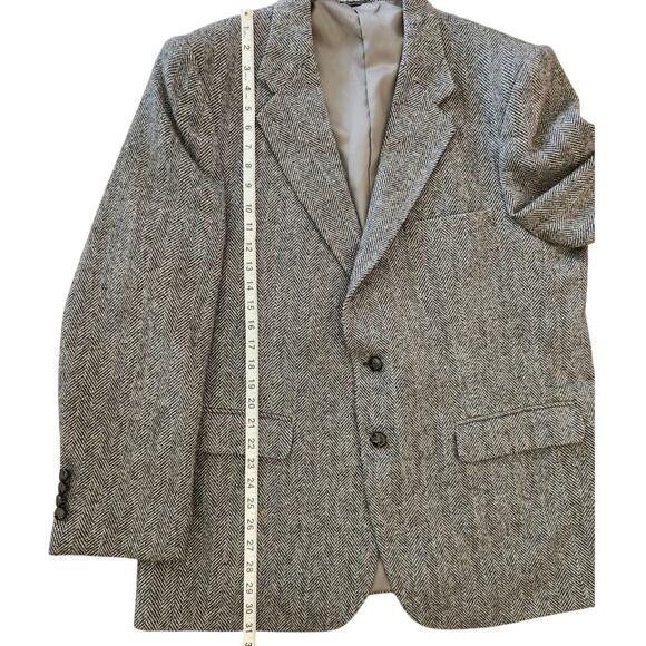 JOE NAMATH SIGNATURE COLLECTION herringbone suite jacket size 48R - Picture 9 of 11